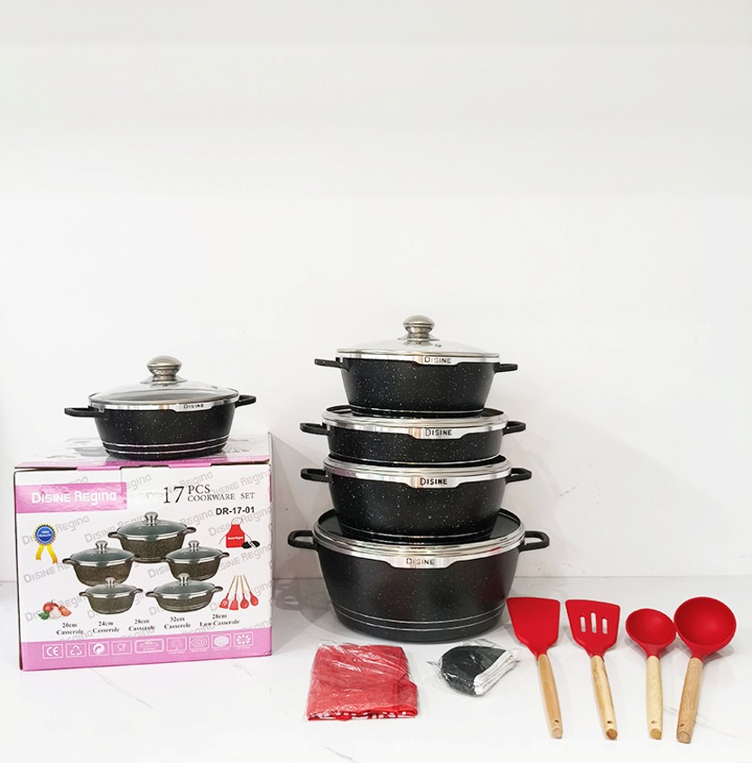 17-piece aluminum pot set (Middle East style)