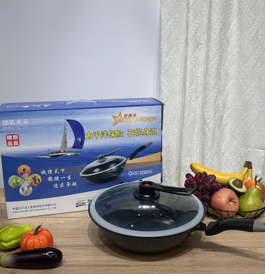 Medical stone vacuum non-stick pan