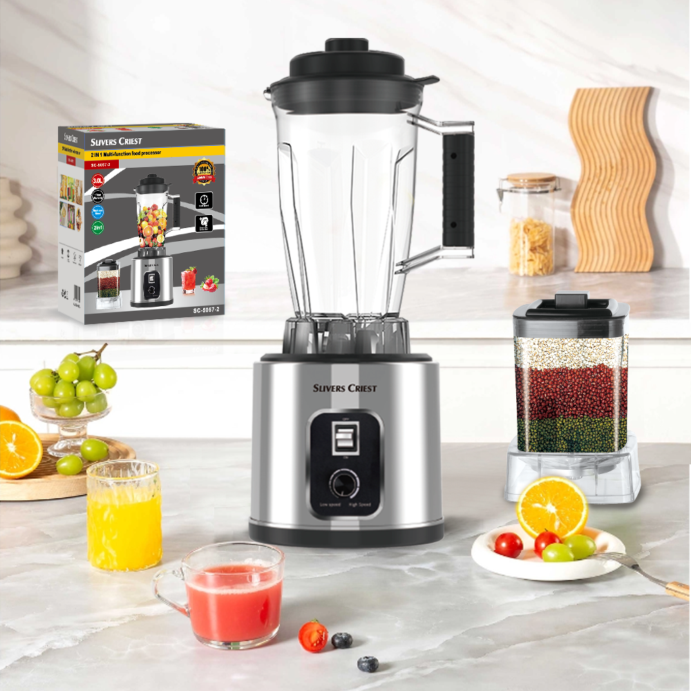 2 in 1 Blender (3.0L+0.5L)