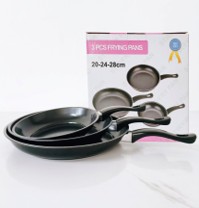 3-piece frying pan set