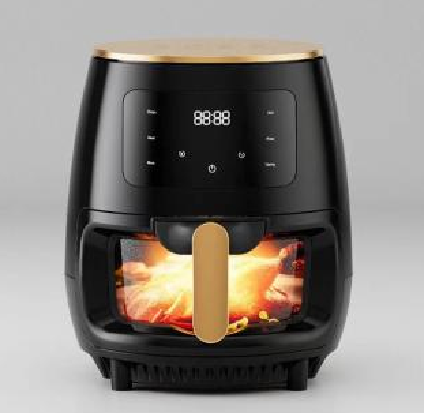 6-Liter Air Fryer (LCD Touch Screen - Glass Perspective)