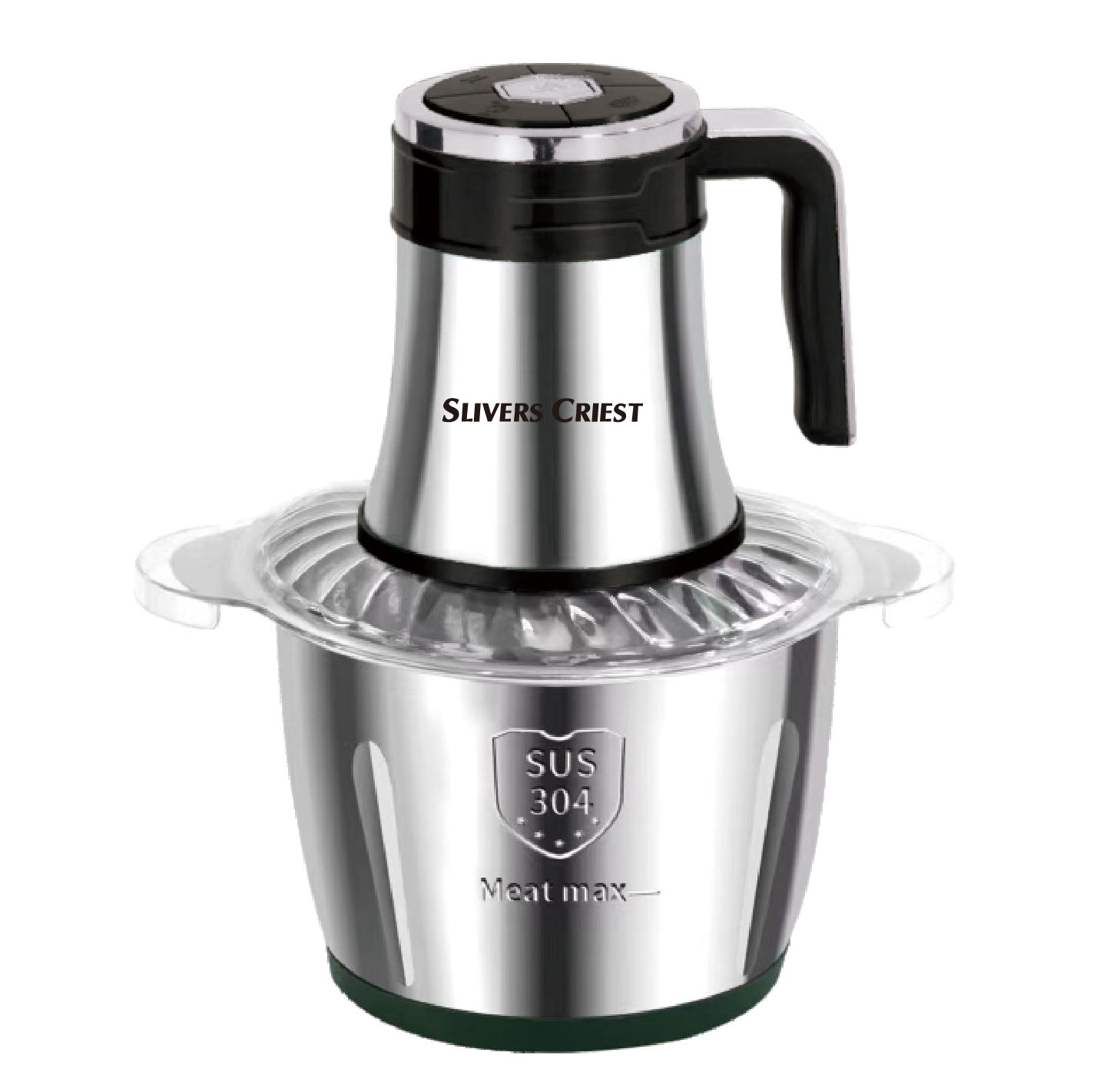 Meat Grinder (Stainless Steel + Handle) 3L