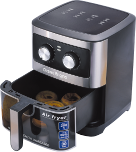 10L Air Fryer (Mechanical Knob + Glass Perspective)
