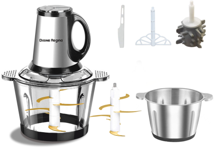 6 in 1 Golden Knife Meat Grinder
