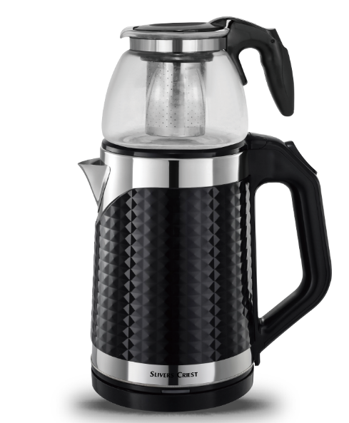 Double Layered Glass Teapot (2.3L)
